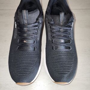 KURU Black Knit Athletic Shoes